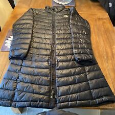 Ladie the  North Face Long Puffer Coat Pertex 700 Size Medium