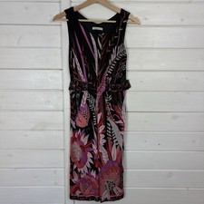 MARELLA Dress Size Small Black Pink Floral Pencil Occasion Party Cruise Max Mara