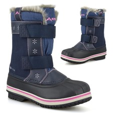 Girls Kids Waterproof Warm Fur