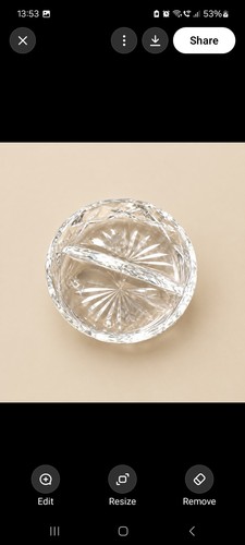 Vintage cut lead crystal - cut-lead,
