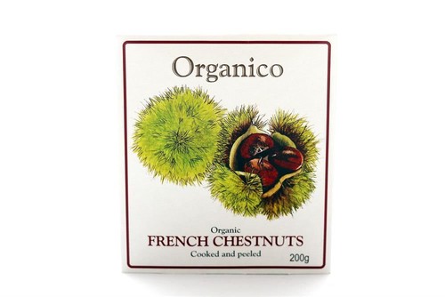 Organico peeled chestnuts 200g - organico,