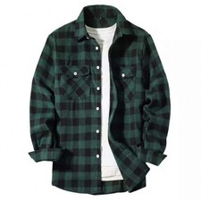 Mens Plaid Flannel Checkered