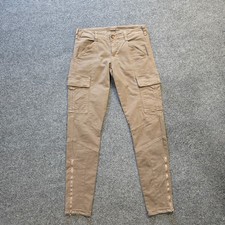 J Brand Pants Womens Size 27 Beige Houlihan Low Rise Skinny Cargo Japanese Twill