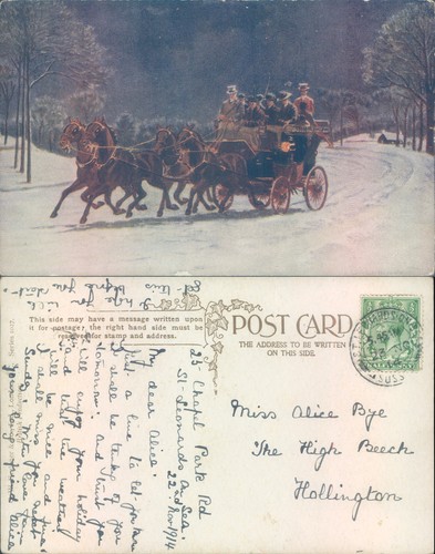 Horse drawn carriage snow - drawn, on