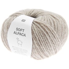 DK-Weight Alpaca and Wool Knitting and Crochet Yarn - Rico Soft Alpaca