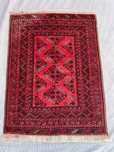 3x4 red vintage turkish - vintage,