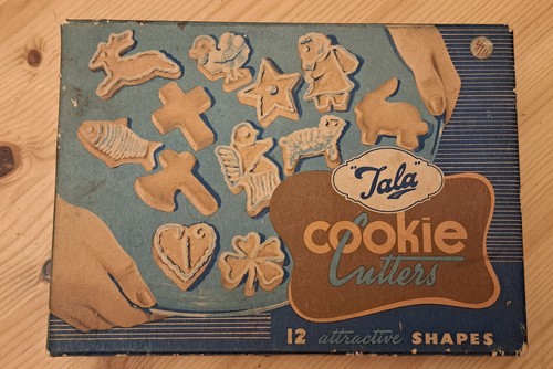 Vintage tala metal cookie - vintage,