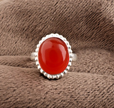 Natural Carnelian Gemstone 925
