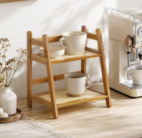 Wooden storage shelf tier - wooden,