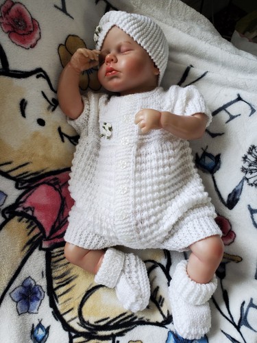 Hand knitted newborn - knitted, newborn/reborn