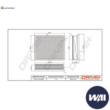 AIR FILTER DP1110.10.0568 FOR