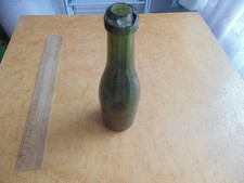 ANTIQUE SMALL  GREEN WINE BOTTLE.