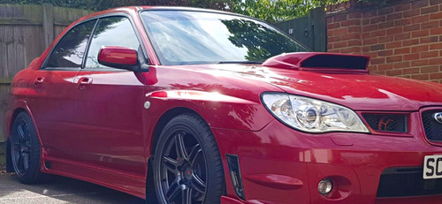Subaru impreza red garnet wing - red,