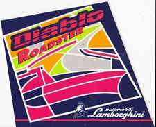 ORIGINAL 1995 AUTOMOBILI LAMBORGHINI DIABLO ROADSTER PERIOD STICKER AUFKLEBER