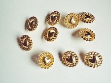 10 HEART DESIGN VALENTINE GOLD