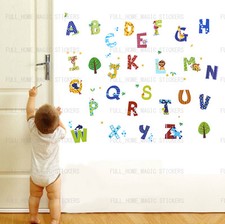 52pcs Zoo Animal Alphabet Wall