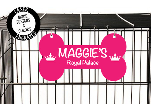 Personalized dog crate name - dog,