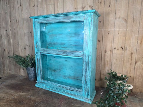 Vintage indian wooden glazed - vintage,
