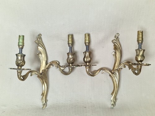 Vintage pair french gilt - french,
