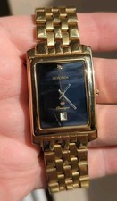 Sekonda Men's Superb Classique 3835 Diamond Dress Watch Gold Tone Bracelet 