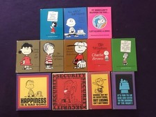 PEANUTS ~ SNOOPY ~ CHARLIE BROWN ~ LINUS - Collection 12 Vintage Hardback Books