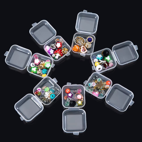 Mini clear plastic - plastic, small