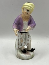Beggar. Antique Porcelain Figure. 8.5cm
