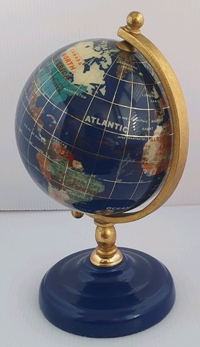 Globe gemstone world - globe, blue