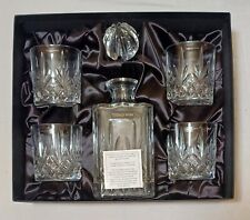 Thomas Webb Set Decanter & Glasses Romeo Pattern Finest Crystal BOXED UNUSED