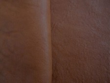 Tan Brown Thick Soft distressed leather 1.3mm 6" x 9" TN441