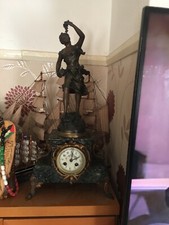 French marble clock with