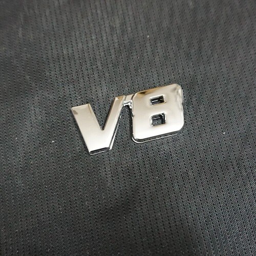 Chrome silver metal - chrome, v8