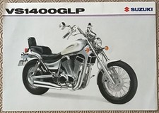 SUZUKI VS1400 GLP MOTORCYCLE Sales Spec Leaflet DEC 1997 #MB8VS1400GLP-LEAF