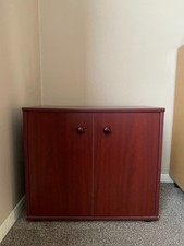 Wooden mahogany coloured - coloured, tv