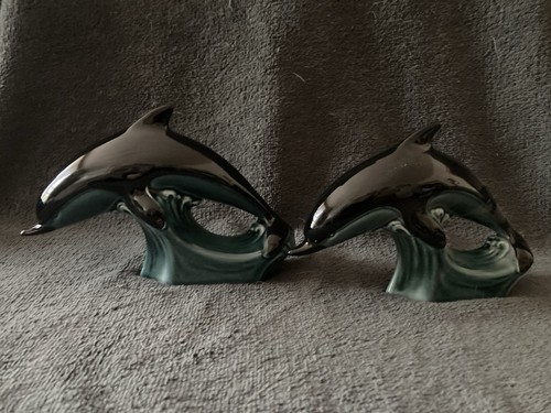 Poole pottery dolphin - 2,