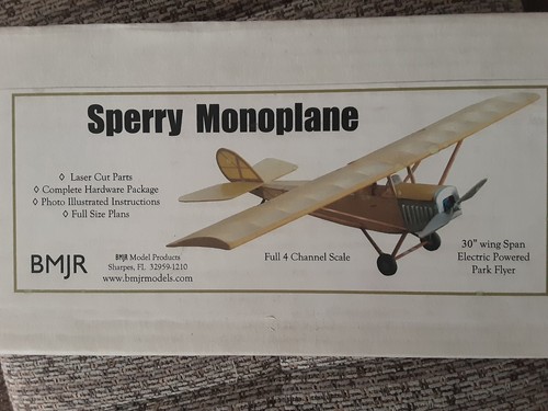 Sperry monoplaine balsa model - sperry,