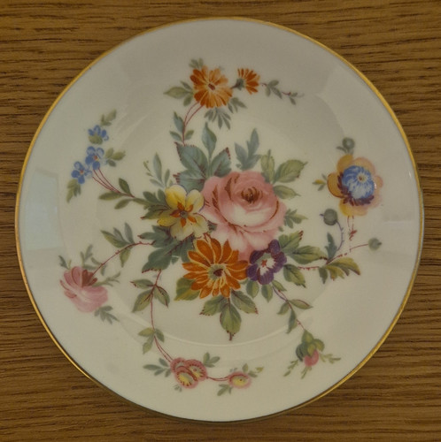 Minton marlow floral - floral, bone