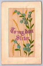 WW1 Era Embroidered Silk