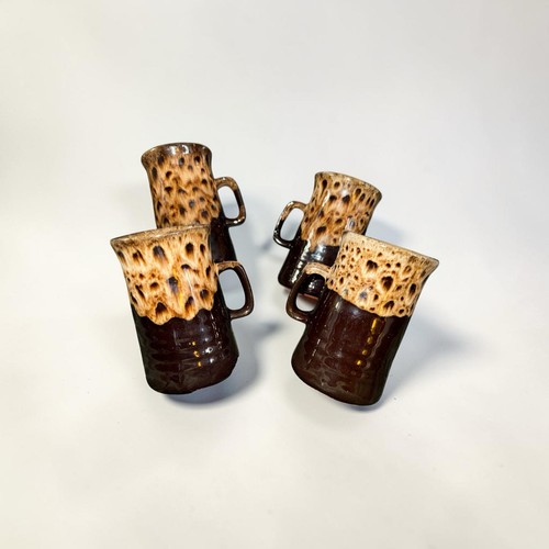 Retro 1970s drip glaze coffee - 1970s,