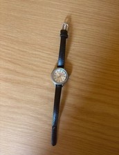 oasis black leather and silver