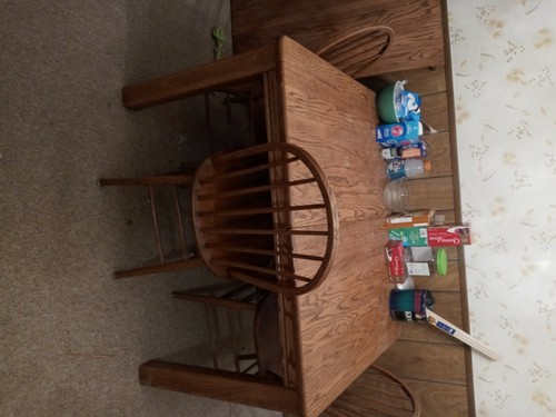 Soild oak family kitchen table - oak,