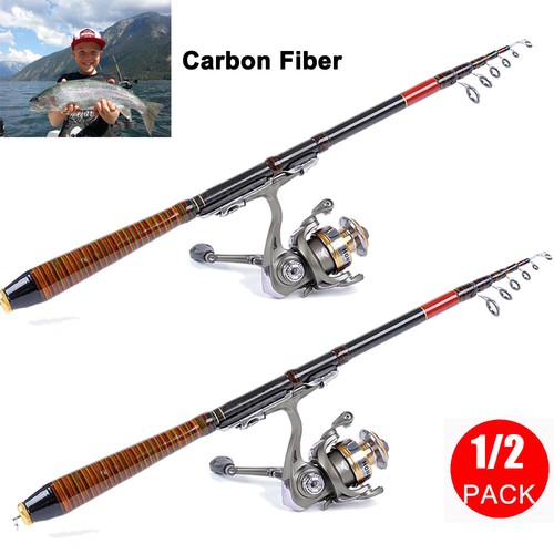 Telescopic fishing rod - rod, carbon