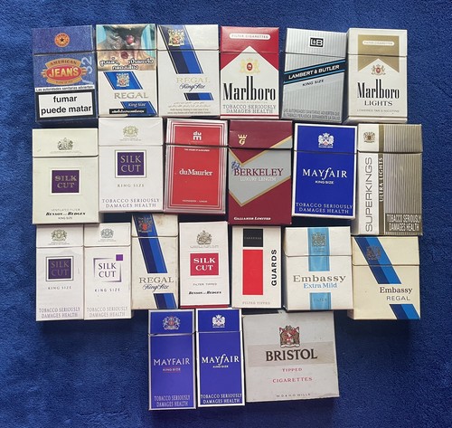 22x vintage cigarette packets - vintage,