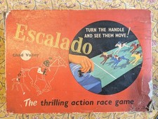 Vintage Chad Valley ESCALADO Horse Racing Game