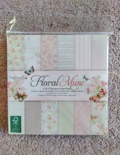 Dovecraft floral muse - muse, 6"