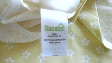 DUNELM Really Pretty Yellow/White 'Ditsy Daisy' Single Duvet Cover & Pillowcase