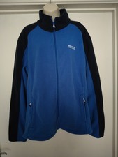 Mens  Blue Regatta Fleece Jacket Size Large Good Condition
