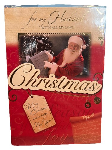 Husband christmas with father - christmas,
