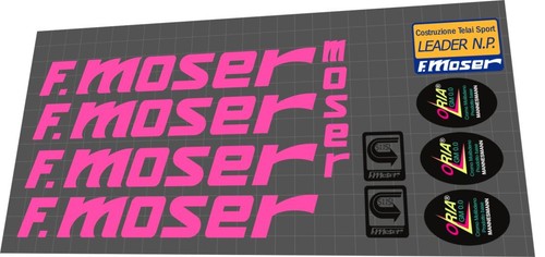 Moser leader pink frame - moser,