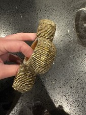 John Lewis Gold Bead Napkin Rings 